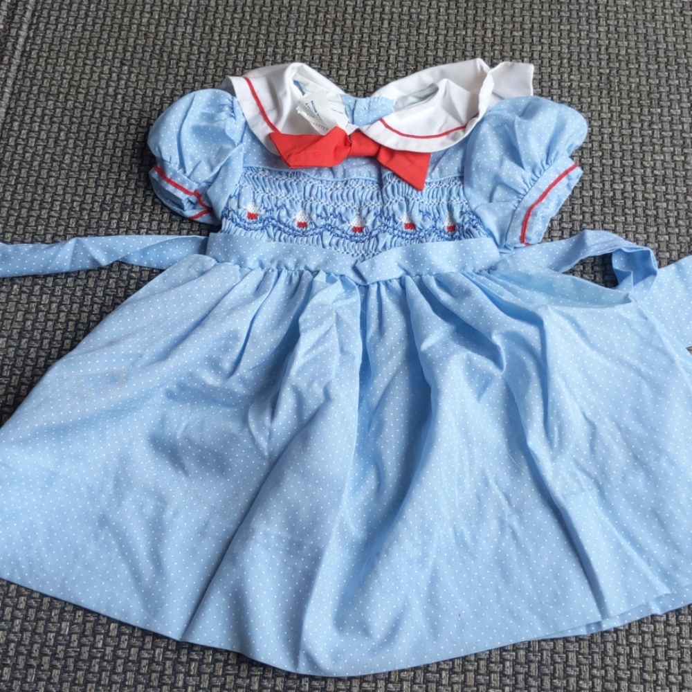 Vintage sailor baby doll dress size 2T